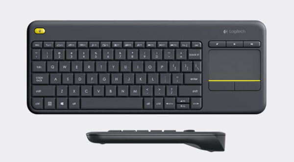 Logitech | K400 Plus | Keyboard with Trackpad | Wireless | US | Black | USB port - Image 15