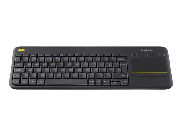 Logitech | K400 Plus | Keyboard with Trackpad | Wireless | US | Black | USB port - Image 2