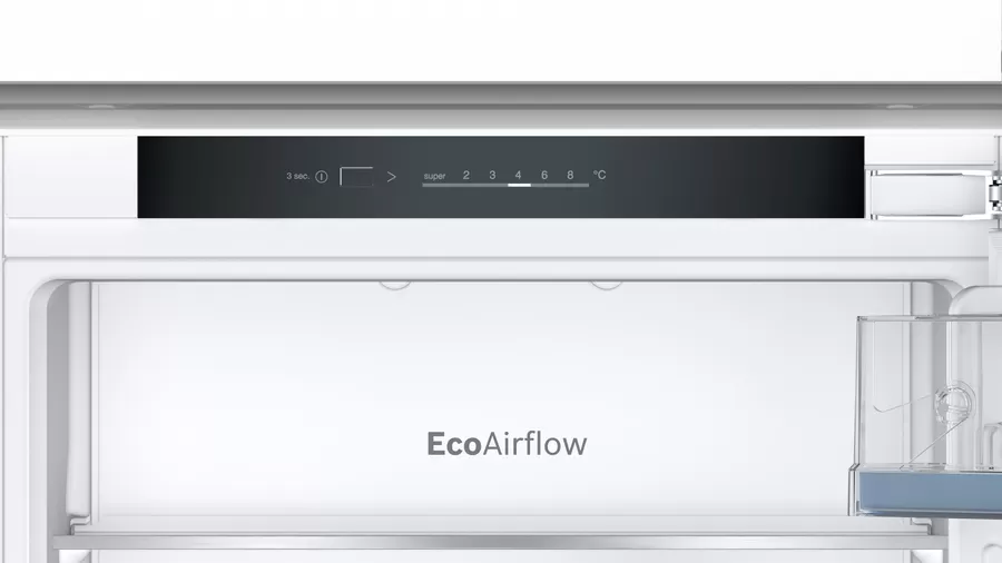 Bosch | Refrigerator | KIV86VFE1 | Energy efficiency class E | Built-in | Combi | Height 177.5 cm | Fridge net capacity 183 L | Freezer net capacity 84 L | 35 dB | White - Image 4