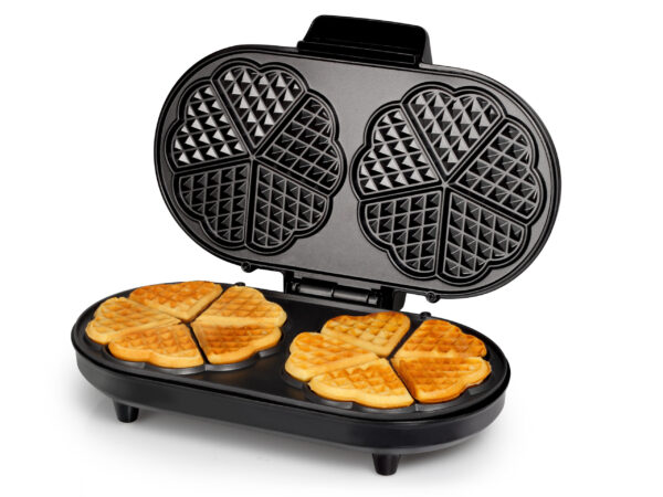 Tristar | Waffle maker | WF-2120 | 1200 W | Number of pastry 10 | Heart shaped | Black - Image 8