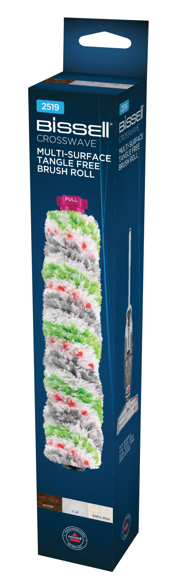 Bissell | Multi-Surface Tangle Free Pet Brush Roll for CrossWave, Stick Vacuum Accessories | No ml | 1 pc(s)