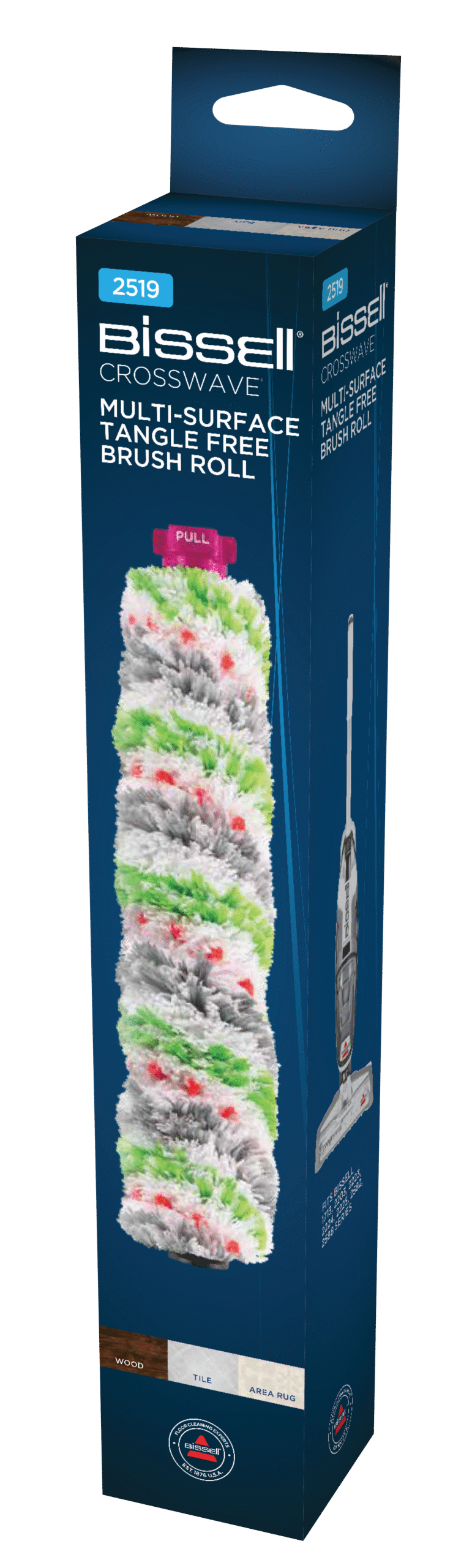 Bissell | Multi-Surface Tangle Free Pet Brush Roll for CrossWave, Stick Vacuum Accessories | No ml | 1 pc(s)