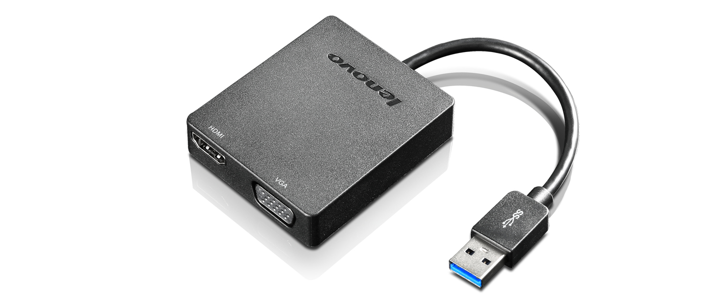 Lenovo | Universal USB 3.0 to VGA/HDMI - Image 2