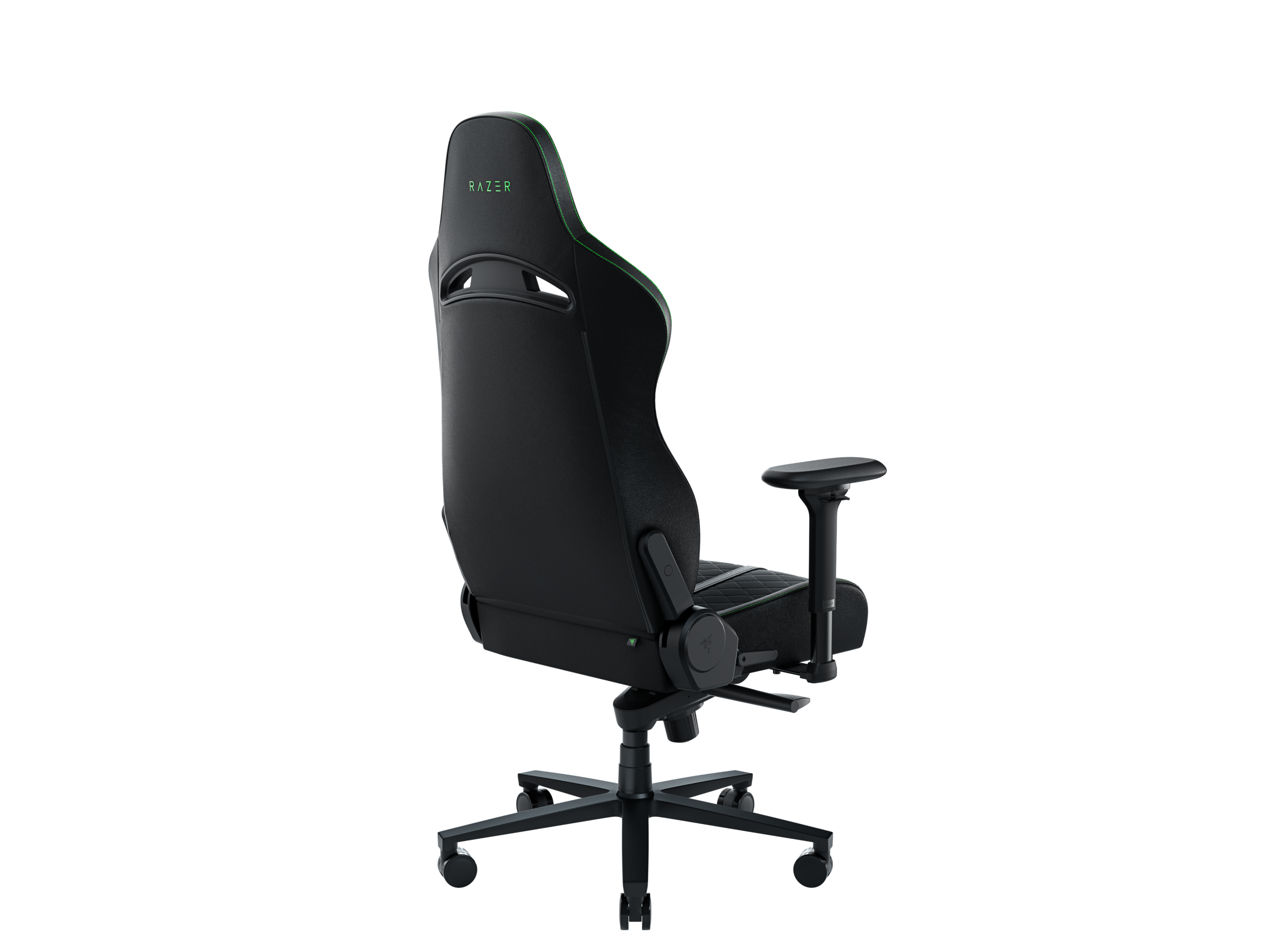 Razer Enki Gaming Chair with Enchanced Customization, Black/Green | Razer Ergonomic Gaming Chair Enki EPU Synthetic Leather; Steel; Aluminium | Black/Green - Image 7