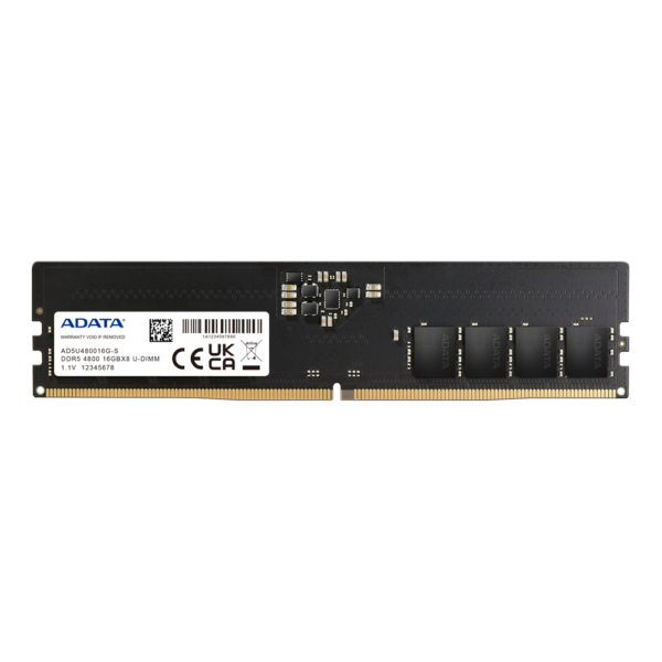 ADATA | AD5U480016G-S | 16 GB | DDR5 | 4800 MHz | PC/server | Registered No | ECC No