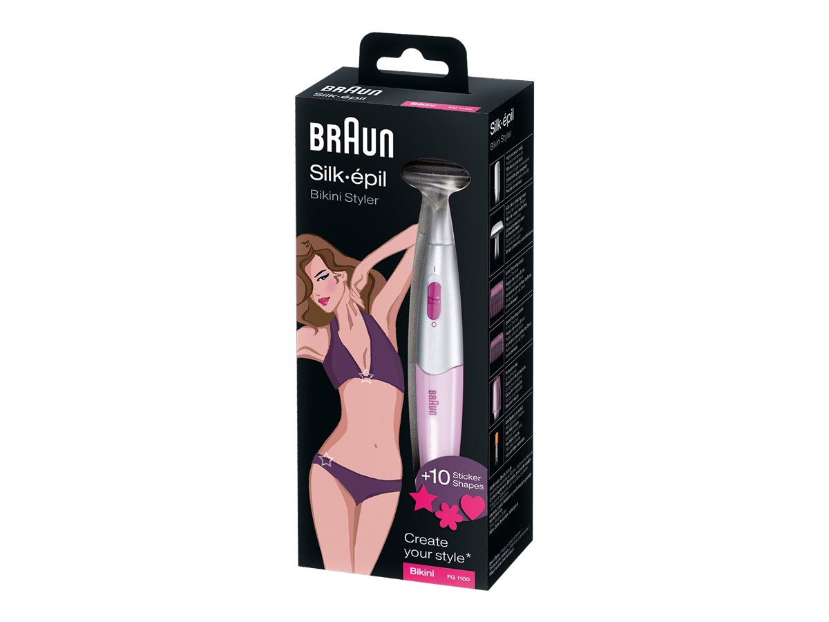 Braun | Shaver | SilkFinish FG1100 | Number of power levels 1 | AAA | Pink - Image 8
