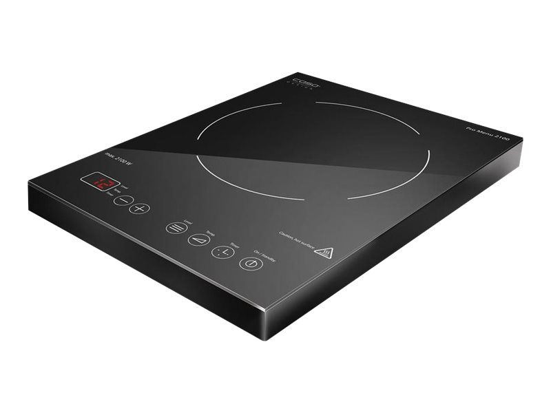 Caso | Free standing table hob | Pro Menu 2100 02224 | Number of burners/cooking zones 1 | Sensor | Black | Induction - Image 2