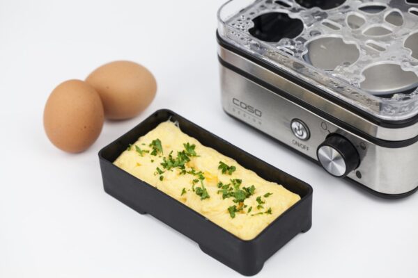 Caso | Egg cooker | E9 | Stainless steel | 400 W | Functions 13 cooking levels - Image 7