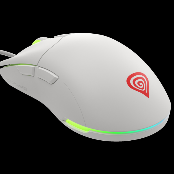 Genesis | Ultralight Gaming Mouse | Krypton 750 | Wired | Optical | Gaming Mouse | USB 2.0 | White | Yes