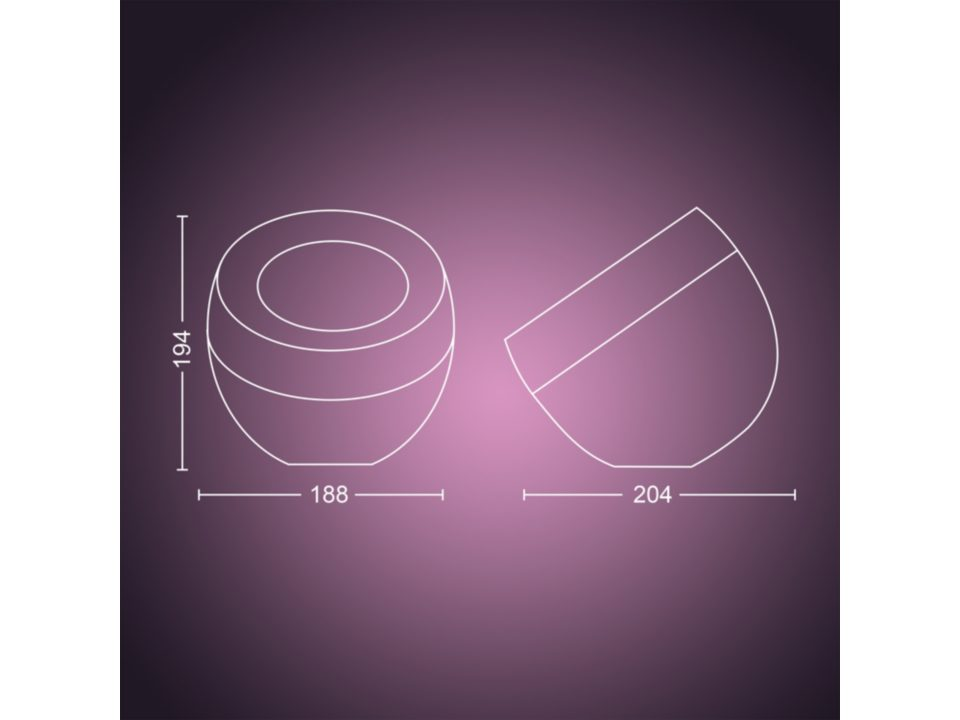 Philips Hue | Hue Iris Portable Lamp, Silver Special Edition | Silver | Portable lamp - Image 7