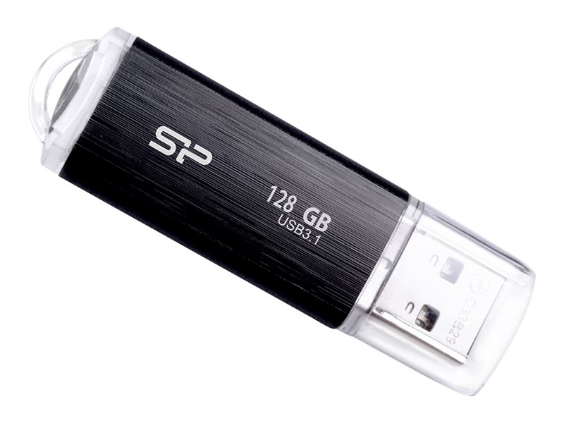 Silicon Power | USB 3.1 Flash Drive | Blaze B02 | 128 GB | USB 3.2 Gen 1/USB 3.1 Gen 1/USB 3.0/USB 2.0 | Black - Image 2