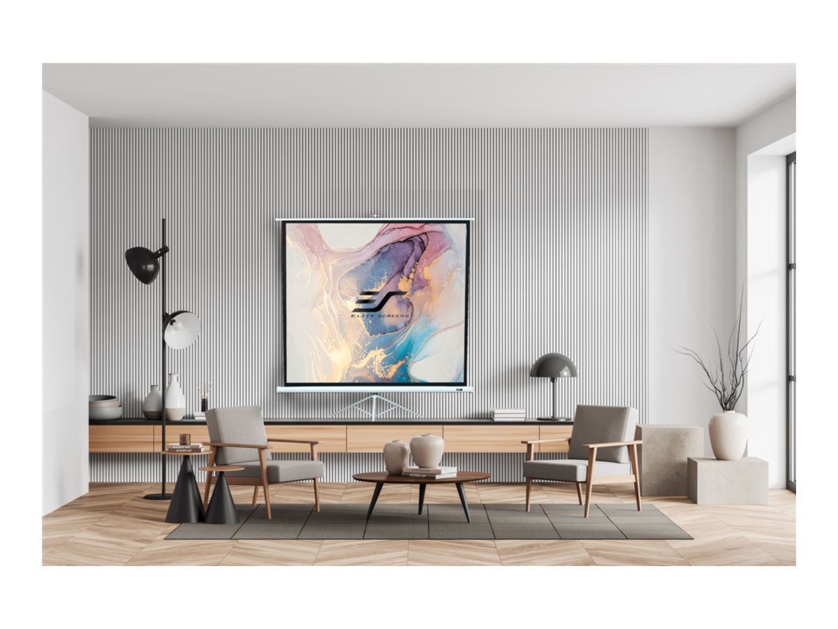 Elite Screens | Tripod Series | T99NWS1 | Diagonal 99 " | 1:1 | Viewable screen width (W) 178 cm | White - Image 5
