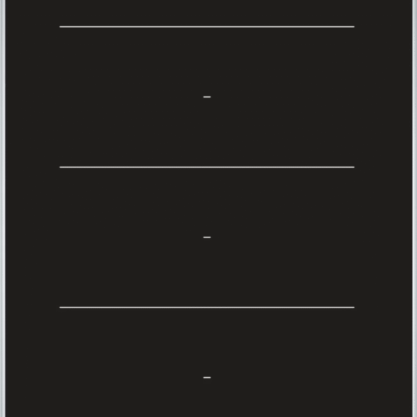 Bosch | Hob | PXX375FB1E | Induction | Number of burners/cooking zones 2 | Touch | Timer | Black