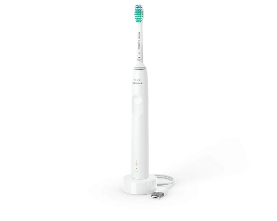 Philips | Sonic Electric Toothbrush | Sonicare 3100 series HX3675/13 | Rechargeable | For adults | Number of brush heads included 2 | Number of teeth brushing modes 1 | Sonic technology | White - Image 4