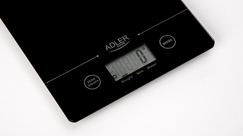 Adler | Kitchen scales | Adler AD 3138 | Maximum weight (capacity) 5 kg | Graduation 1 g | Display type LCD | Black - Image 3
