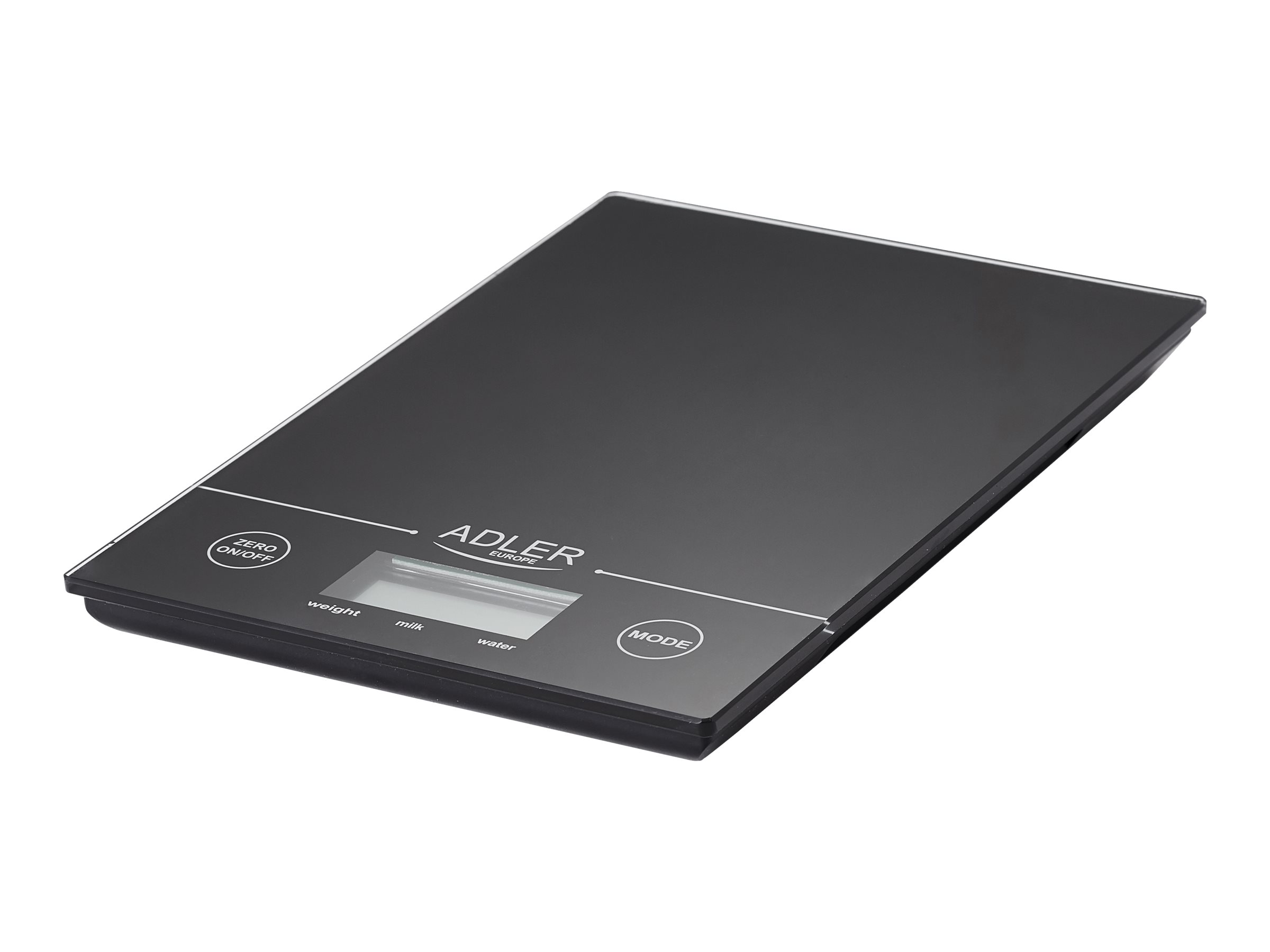 Adler | Kitchen scales | Adler AD 3138 | Maximum weight (capacity) 5 kg | Graduation 1 g | Display type LCD | Black - Image 2