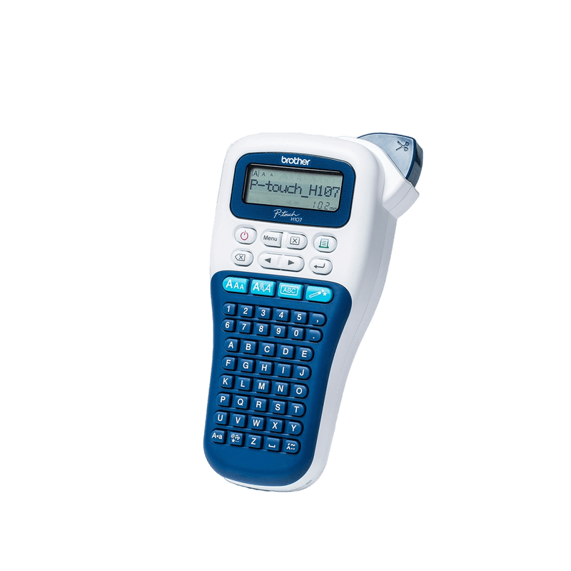 Brother PTH-107BRE1 | Mono | Thermal | Label Printer | White/ Blue - Image 4