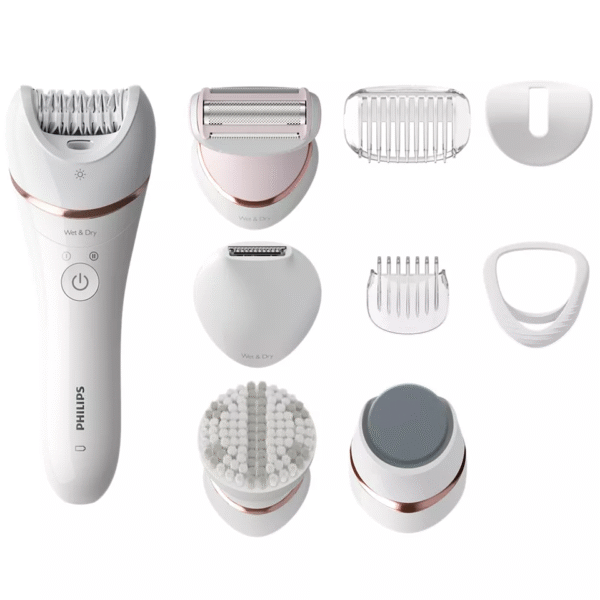 Philips | Epilator | BRE740/10 | Operating time (max) 40 min | Number of power levels N/A | Wet & Dry | White