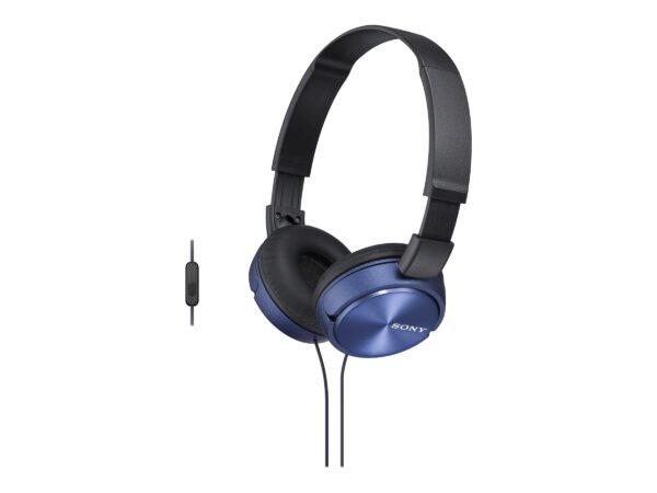 Sony | Foldable Headphones | MDR-ZX310 | Headband/On-Ear | Blue - Image 2