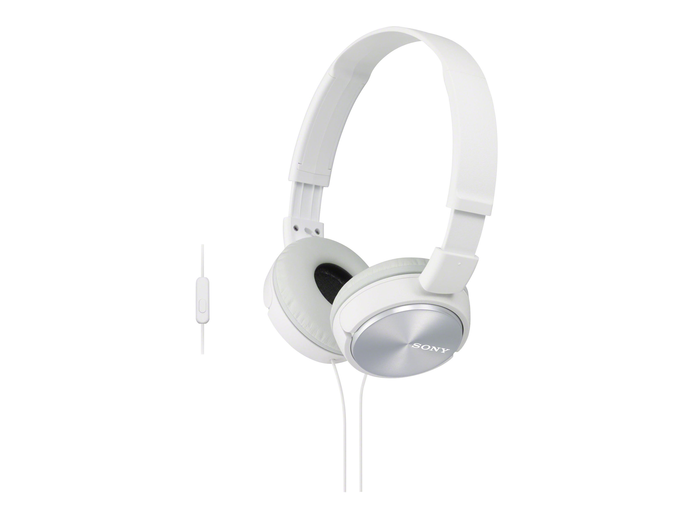 Sony | Foldable Headphones | MDR-ZX310 | Headband/On-Ear | White - Image 2