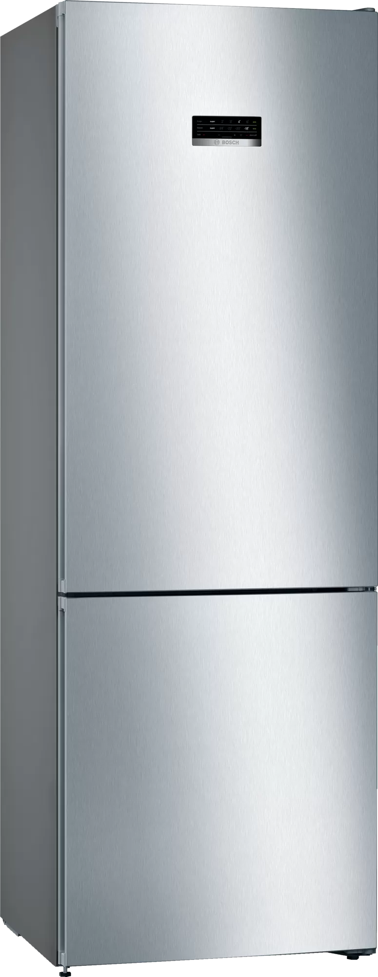 Bosch | Refrigerator | KGN49XLEA | Energy efficiency class E | Free standing | Combi | Height 203 cm | No Frost system | Fridge net capacity 330 L | Freezer net capacity 108 L | Display | 40 dB | Stainless steel