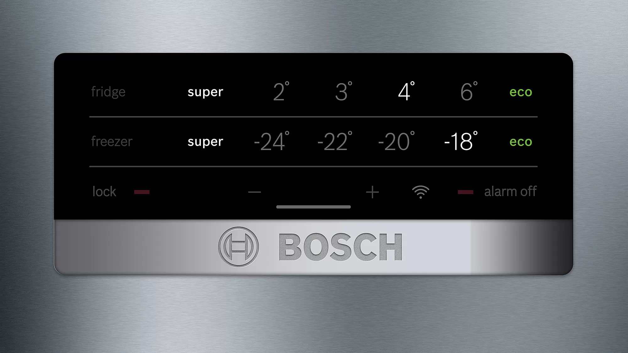Bosch | Refrigerator | KGN49XLEA | Energy efficiency class E | Free standing | Combi | Height 203 cm | No Frost system | Fridge net capacity 330 L | Freezer net capacity 108 L | Display | 40 dB | Stainless steel - Image 5
