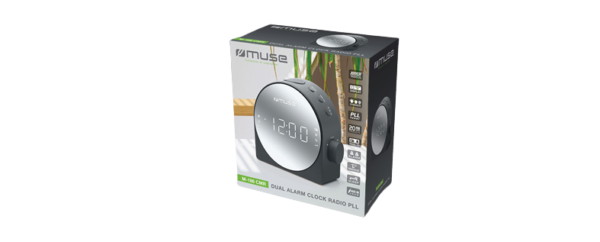 Muse | Dual Alarm Clock Radio PLL | M-186CMR - Image 2