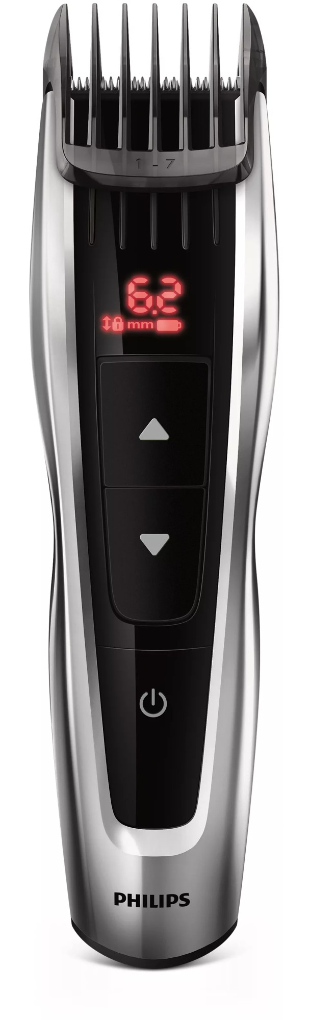 Philips | Hair clipper Series 9000 | HC9420/15 | Cordless or corded | Number of length steps 60 | Black/Silver - Image 4