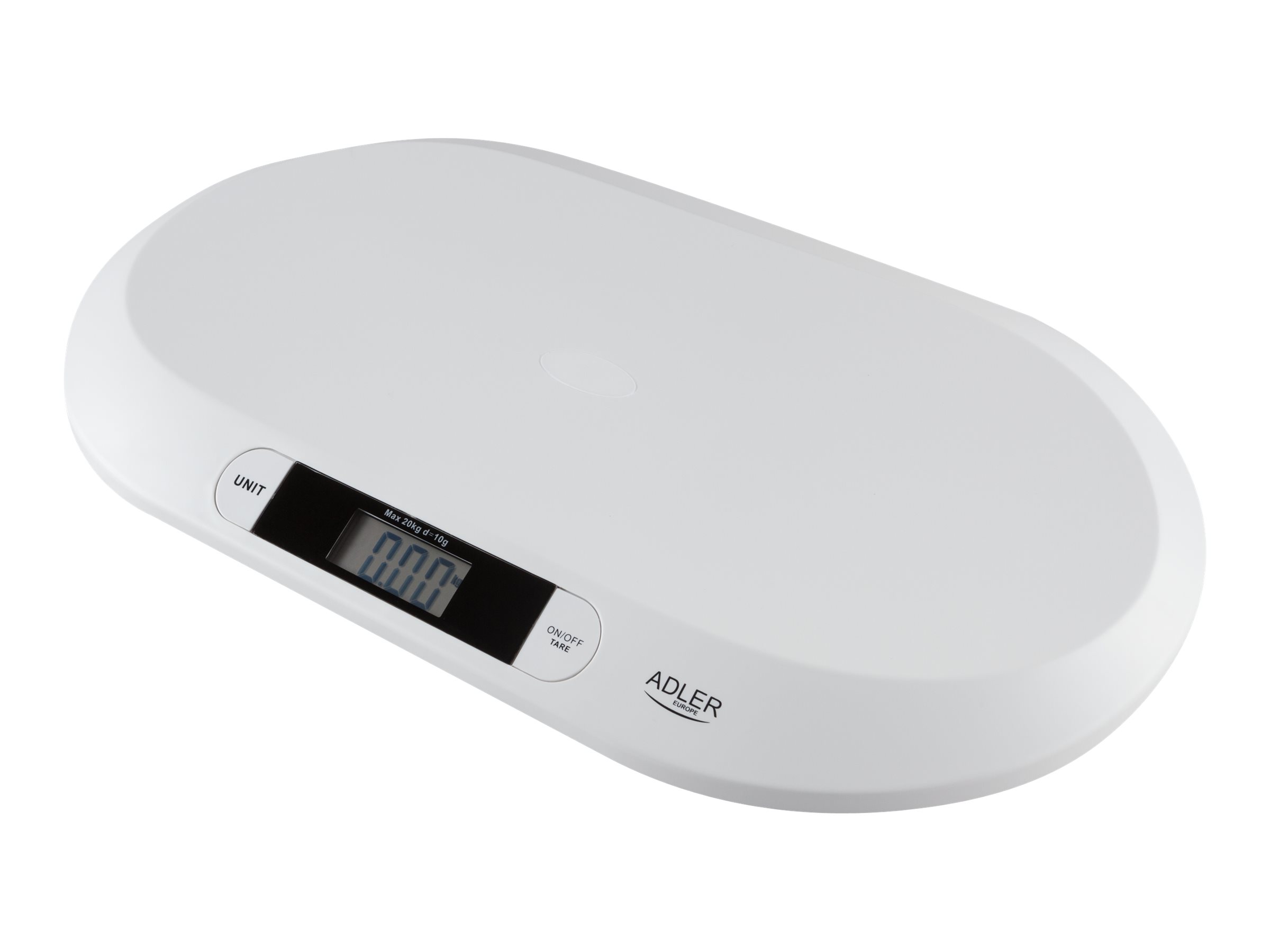 Adler AD 8139 Child Scale | Adler | Adler AD 8139 | Maximum weight (capacity) 20 kg | Accuracy 10 g | White - Image 2