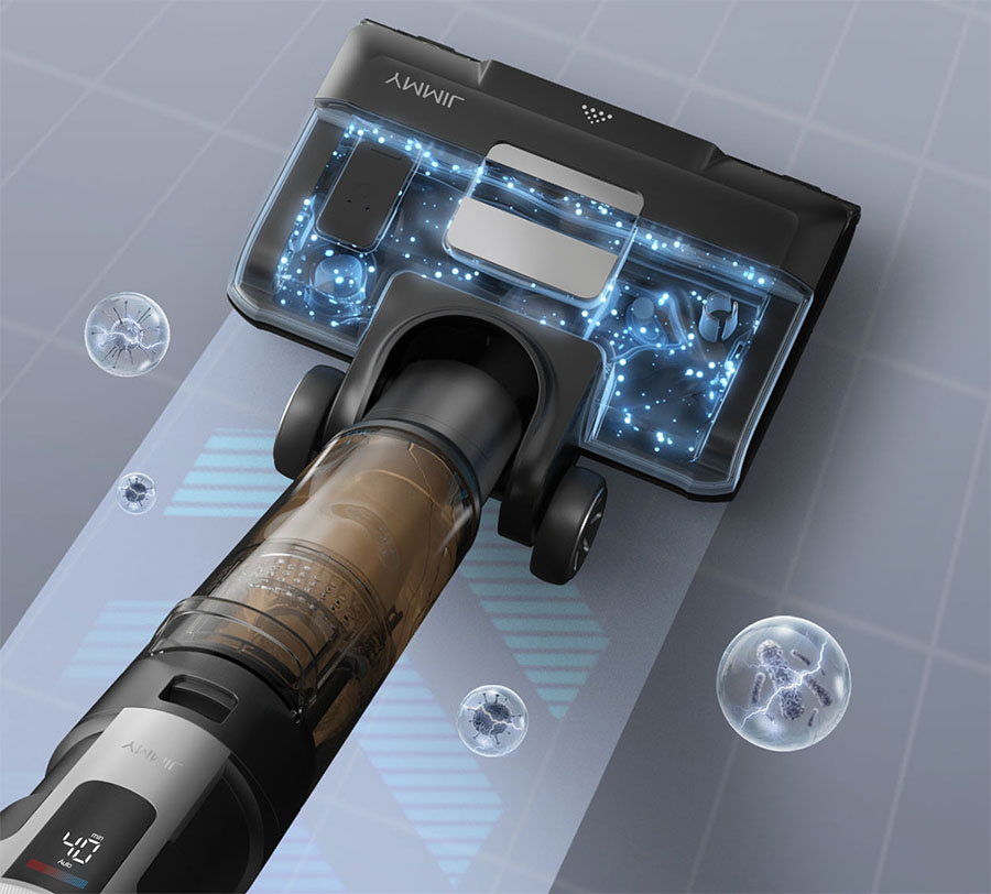 Jimmy | Vacuum cleaner and washer | HW9 | Cordless operating | Handstick/Handheld | Washing function | 300 W | 25.2 V | Operating time (max) 30 min | Black | Warranty 24 month(s) - Image 5