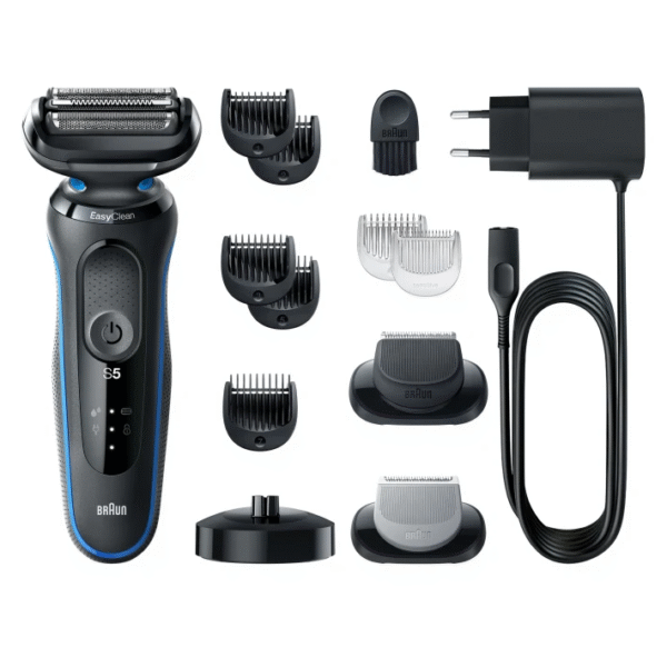 Braun | Shaver | 51-B4650cs | Operating time (max) 50 min | Wet & Dry | Black/Blue
