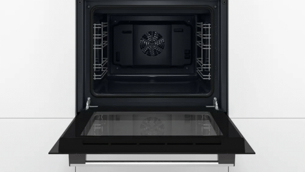 Bosch Oven | HBF010BA0 | 66 L | Electric | Manual | Knobs | Height 59.5 cm | Width 59.4 cm | Black - Image 3