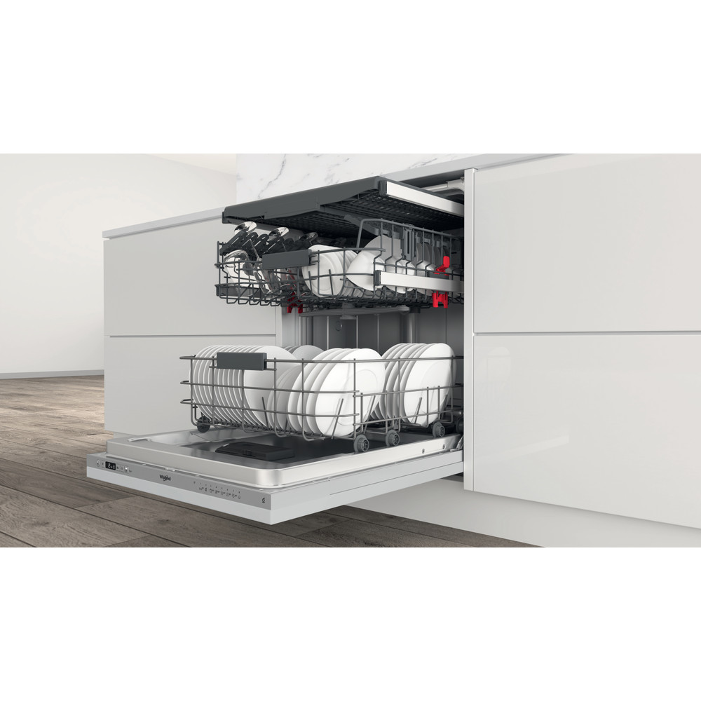 Dishwasher | WIC 3C26 F | Built-in | Width 59.8 cm | Number of place settings 14 | Number of programs 8 | Energy efficiency class E | White - Image 5