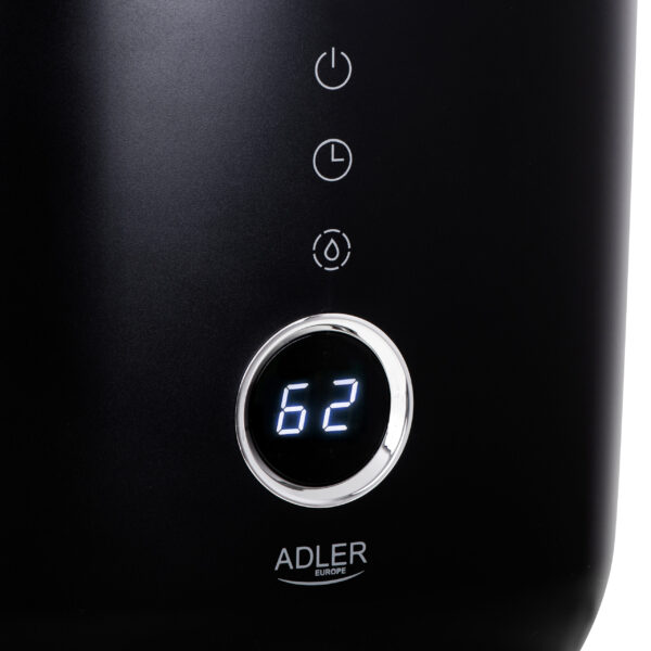 Adler | AD 7972 | Humidifier | 23 W | Water tank capacity 4 L | Suitable for rooms up to 35 m² | Ultrasonic | Humidification capacity 150-300 ml/hr | Black - Image 7