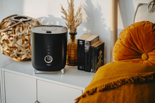 Adler | AD 7972 | Humidifier | 23 W | Water tank capacity 4 L | Suitable for rooms up to 35 m² | Ultrasonic | Humidification capacity 150-300 ml/hr | Black - Image 8
