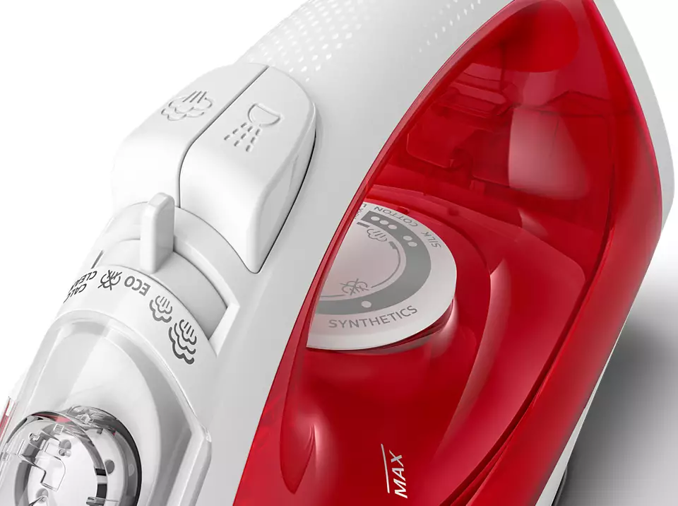 Philips | GC1742/40 EasySpeed | Steam Iron | 2000 W | Continuous steam 25 g/min | Red - Image 5