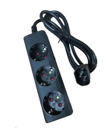 Eaton Output cable IEC-Schuko 10A C14 - 3x Schuko-Box | 1010081 | Sockets quantity 3