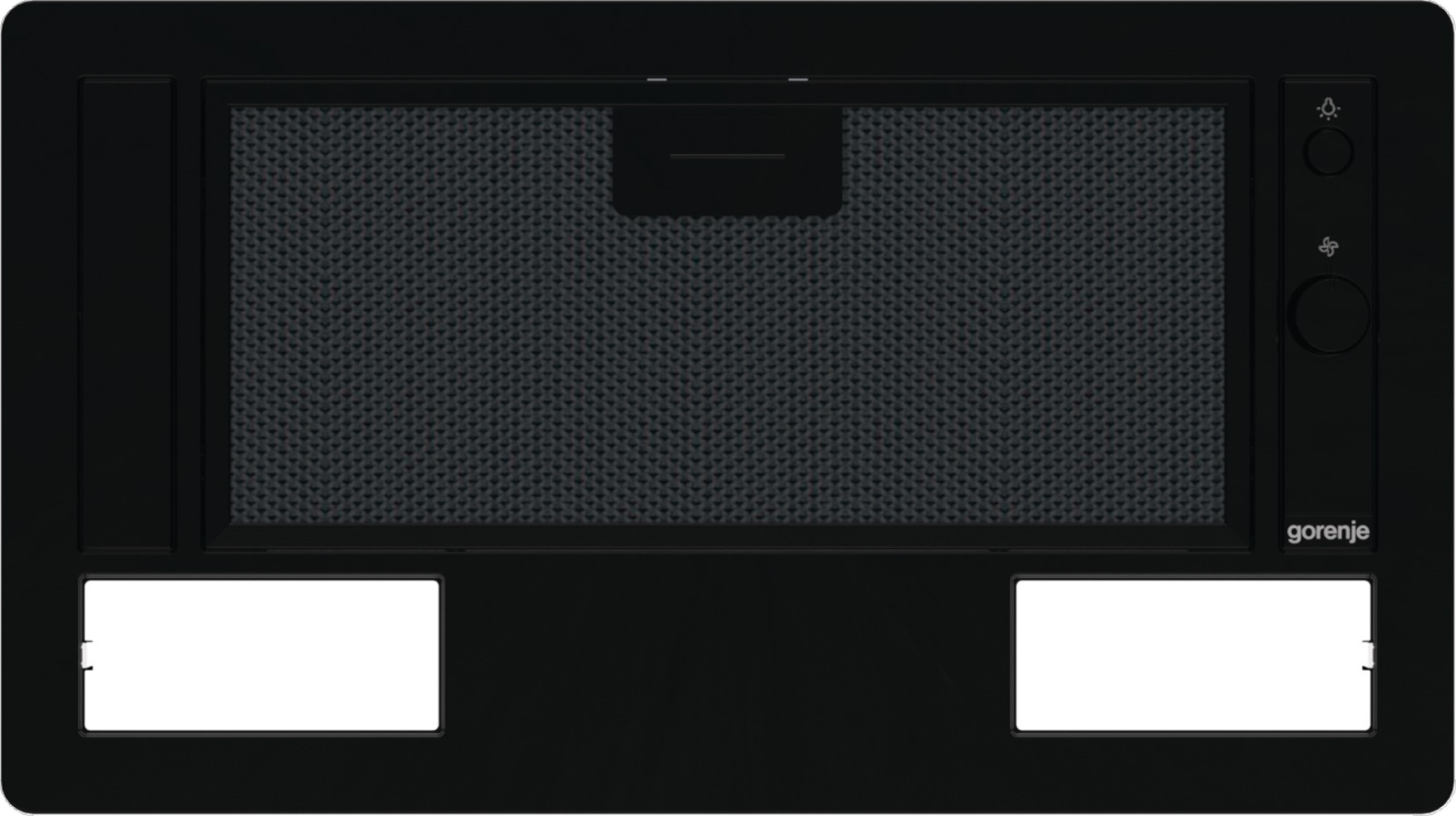 Gorenje | Hood | BHI681EB | Canopy | Energy efficiency class D | Width 58 cm | 370 m³/h | Mechanical control | LED | Black - Image 4