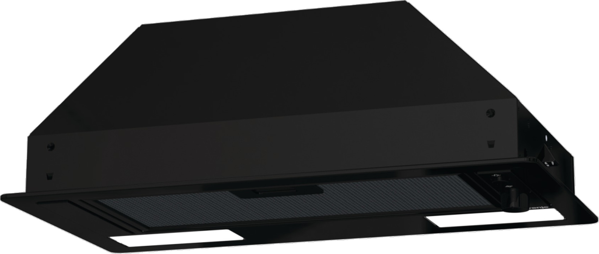 Gorenje | Hood | BHI681EB | Canopy | Energy efficiency class D | Width 58 cm | 370 m³/h | Mechanical control | LED | Black - Image 5