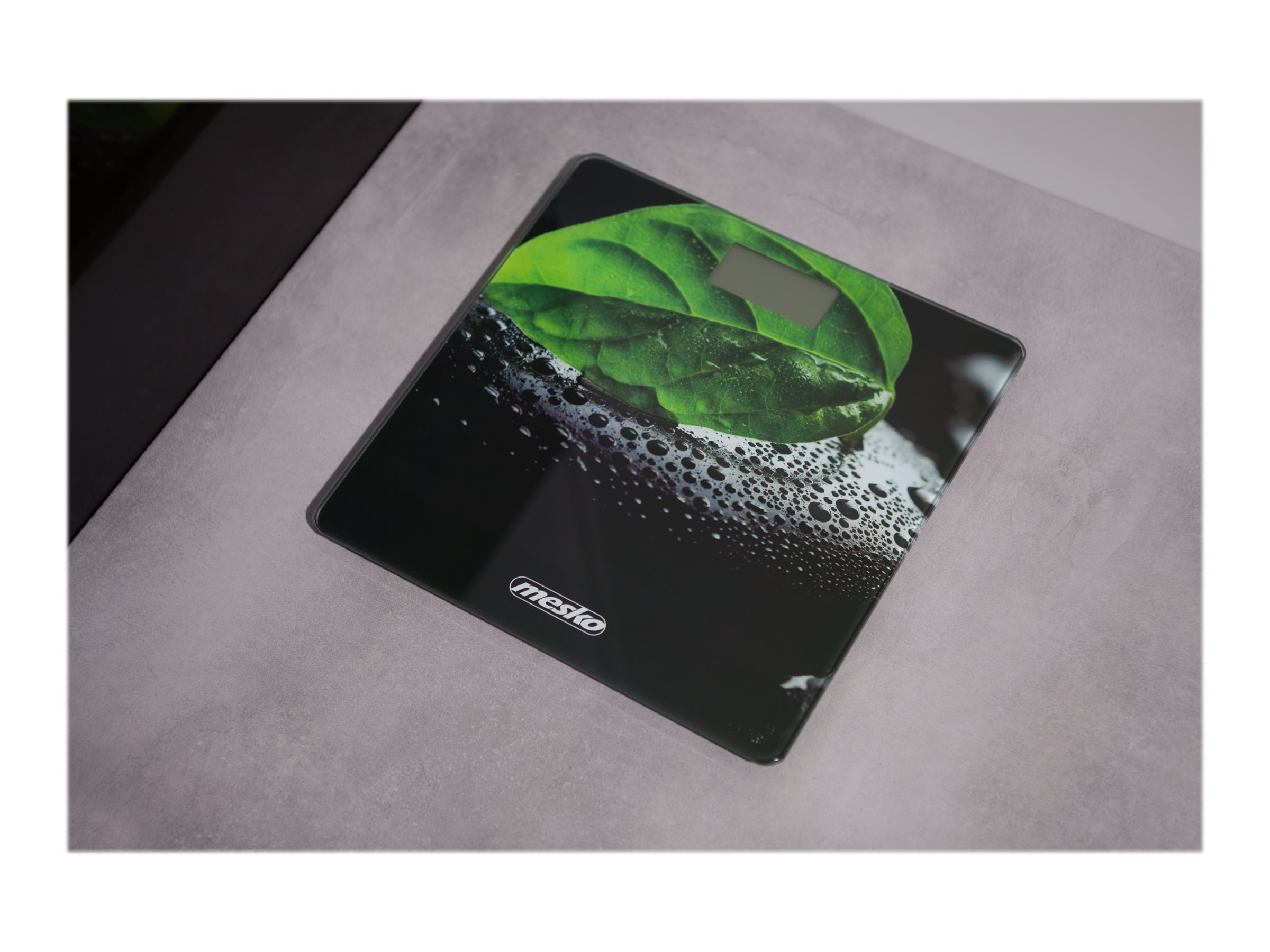 Mesko | Bathroom scales | MS 8149 | Maximum weight (capacity) 150 kg | Accuracy 100 g | Black/ green - Image 9