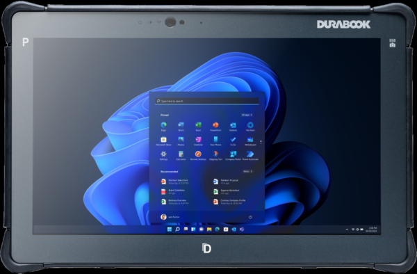 Durabook | R11 Rugged Tablet | 11.6 " | Black | Sunlight Readable 1000 nits Touchscreen Display | 1920 x 1080 pixels | Intel Core i5-1235U | 8 GB | 256 GB | 4G | Wi-Fi | Front camera | 2 MP | Bluetooth | 5.2 | Windows 11 Pro | Warranty 36 month(s) - Image 2
