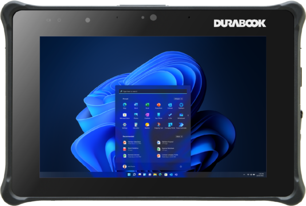 Durabook | R8 Rugged Tablet | 8 " | Black | Sunlight Readable 800nits Touchscreen Display | 800 x 1280 pixels | Intel Core i5-1230U | 8 GB | 128 GB | Wi-Fi | Front camera | 2 MP | Bluetooth | 5.2 | Windows 11 Pro | Warranty 36 month(s)