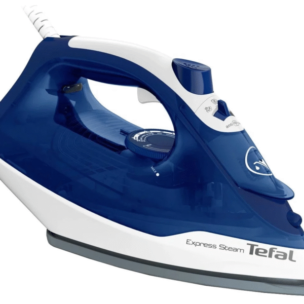 TEFAL | FV2838E0 | Steam Iron | 2400 W | Water tank capacity 270 ml | Continuous steam 40 g/min | Blue/White
