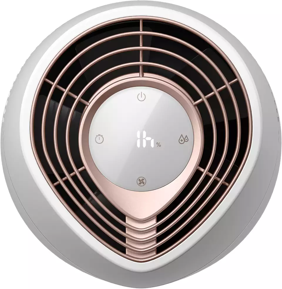 Philips | HU3916/10 | Humidifier | 25 W | Water tank capacity 3 L | Suitable for rooms up to 45 m² | NanoCloud technology | Humidification capacity 300 ml/hr | White/Rose gold - Image 5