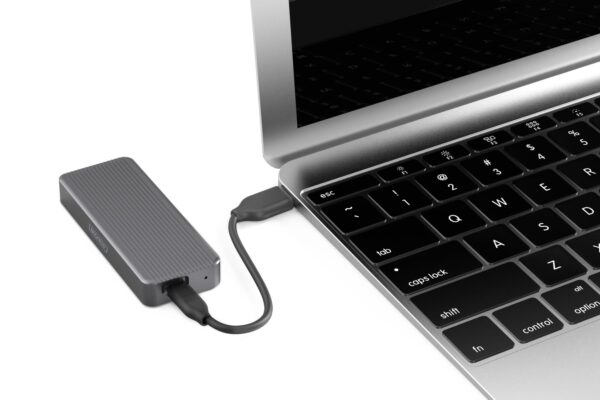 Digitus USB M.2 hard disk enclosure, SSD, external, NVMe, 20Gbps, USB 3.2 Gen2x2 | DA-71157 - Image 4