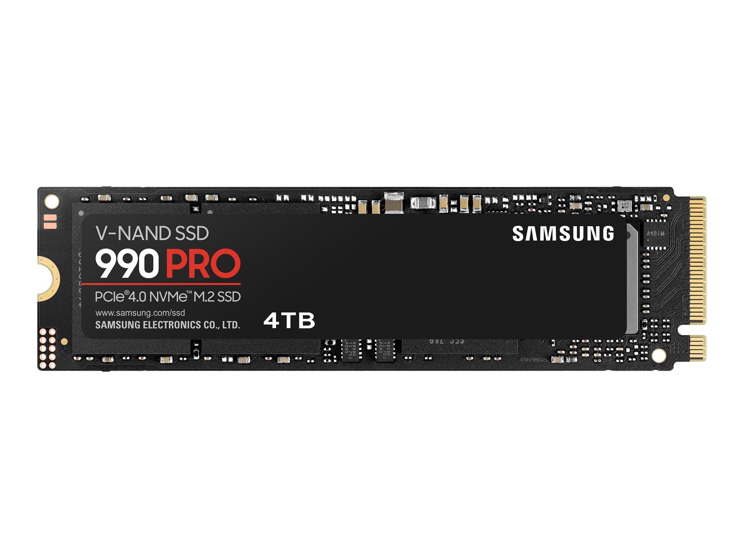 Samsung | 990 PRO | 4000 GB | SSD form factor M.2 2280 | Solid-state drive interface NVMe | Read speed 7450 MB/s | Write speed 6900 MB/s - Image 2