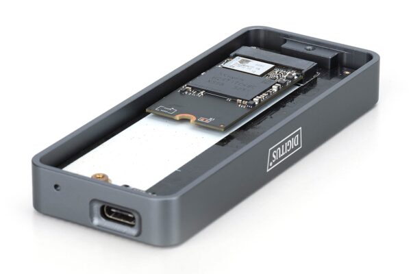 Digitus USB M.2 hard disk enclosure, SSD, external, NVMe, 20Gbps, USB 3.2 Gen2x2 | DA-71157 - Image 5
