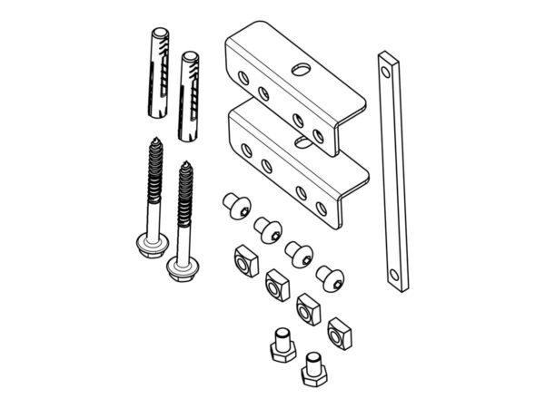 Vogels | Other | PFA 9126 Bracket kit for PFB 34xx | Silver - Image 2
