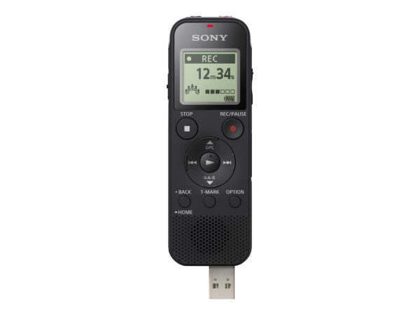 Sony | Digital Voice Recorder | ICD-PX470 | Black | MP3 playback | MP3/L-PCM | 59 Hrs 35 min | Stereo - Image 4
