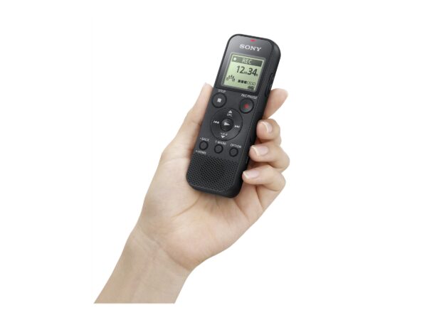 Sony | ICD-PX370 | Black | Monaural | MP3 playback | MP3 | 9540 min | Mono Digital Voice Recorder with Built-in USB - Image 12